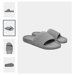 Suavs The Eddy Slate Gray Slides Men's Size 8/8.5